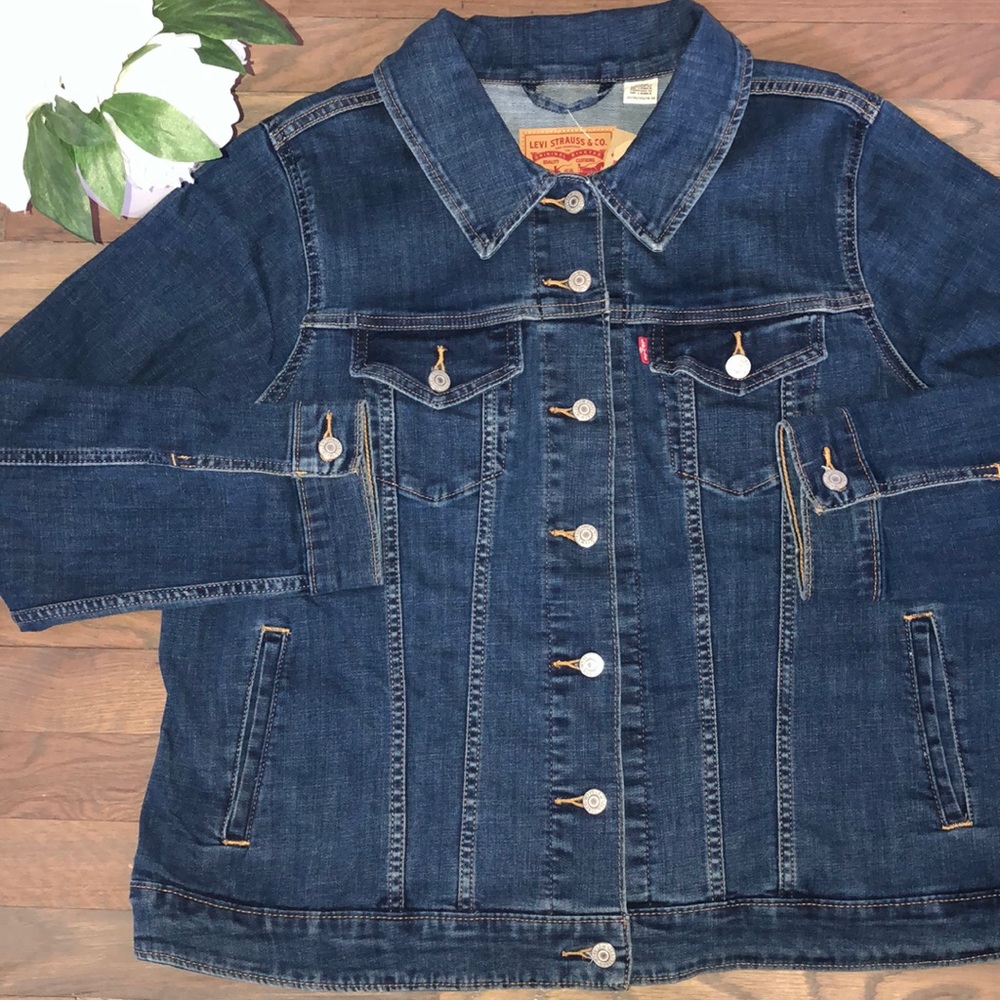 Levi’s Plus Size Trucker Denim Jacket 2X - Picture 7 of 8
